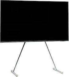 Fußboden TV-Halterung Pedestal Viva Chrom