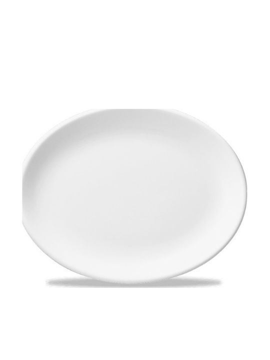 Churchill 1795 Oval Serving Platter Made of White Porcelain 23x16cm 6 Pieces