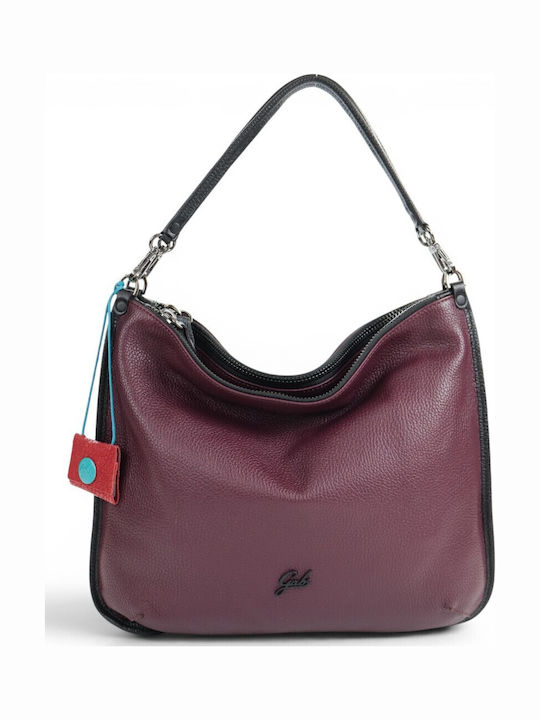 Damen Schultertasche Burgundisch