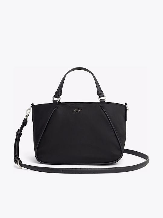 Damen Schultertasche Top Handle Bag Schwarz