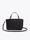Damen Schultertasche Top Handle Bag Schwarz