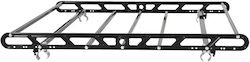 Rafturi De Acoperiș Auto Hermes Ekals300 Oțel Negru 130cm X 110cm Curele Gs2
