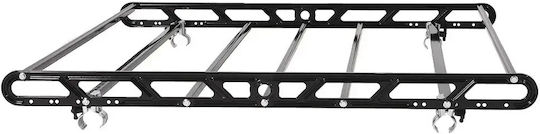 Hermes Car Roof Rack Steel Black 130cm X 110cm Straps Gs2