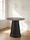 Vellum Kitchen Table with Ceramic Surface Black 80x80x76.5cm