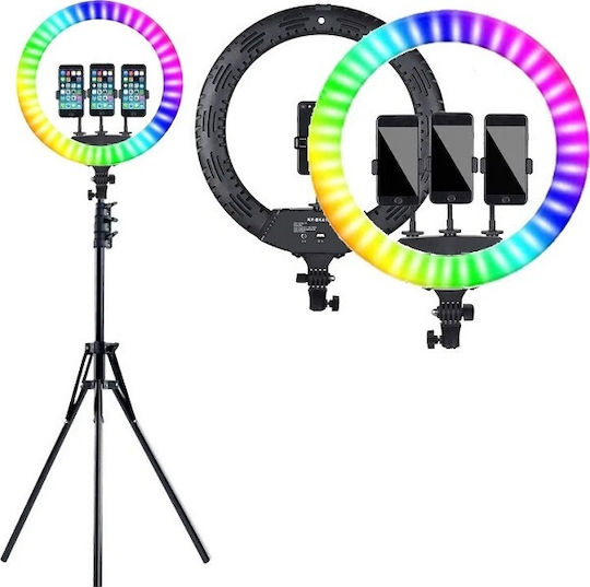 Lumină Inelară RGB 45cm și Suport pentru Telefon