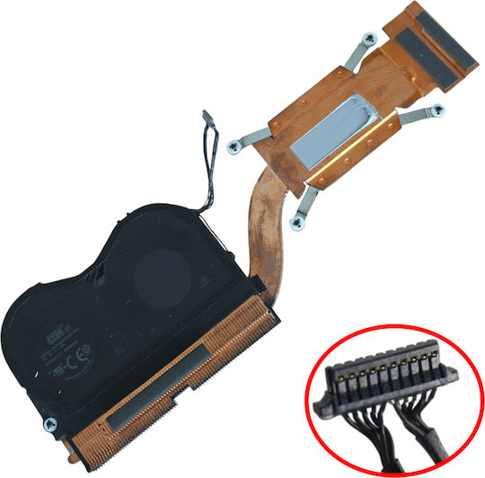 Ανεμιστηράκι Laptop Cpu Cooling Fan Lenovo Thinkpad X13 Gen 4 21ex 21ey X13 Yoga Gen 4 21f2 21f3 5h41b77355 5h41b77357 Kx3b0_dual_thm_a Heatsink 10pin Κωδ.81712