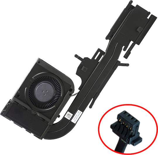 Laptop Fan CPU Cooling Fan Dell Latitude 5531 E5531 Precision 3571 G5 15 5590 G7 15 7590 G7 17 7790 0xrxmp Xrxmp 460.0px01.0001 Ama01 Eg75070s1-c591-s9a Heatsink 4pin Code 81715