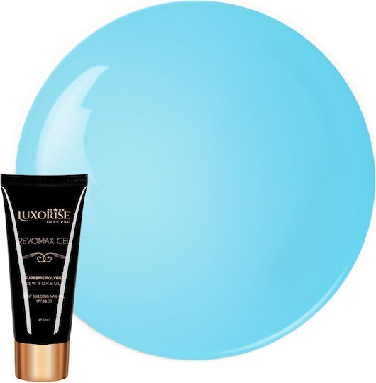 Polygel Revomax Gel Luxorise Exotisches Blau 30ml