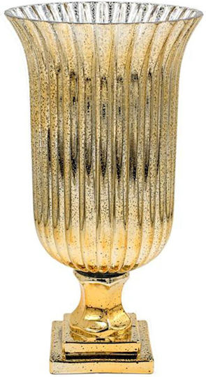 Vase 372-225-326 17x25cm Gold Glas