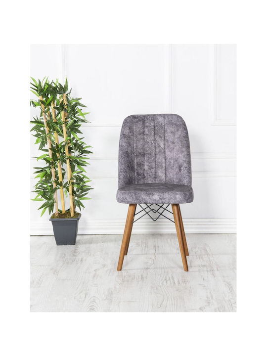 Wooden Dining Chair Gray