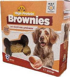 STAC Brownies Recompensă pentru Câini cu Cereale Lapte Ou și Bacon 200gr