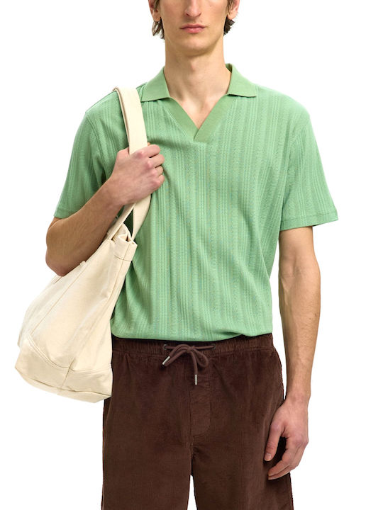 Selected Polo Μπλούζα Κοντομάνικη Πρασινο