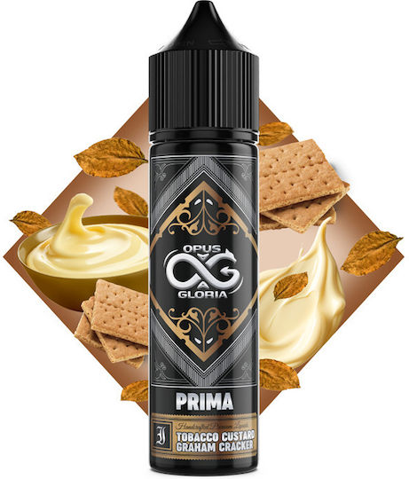Opus Gloria Prima 12ml/60ml 1 Bucată Tutun Cremă de Vanilie Biscuit Graham