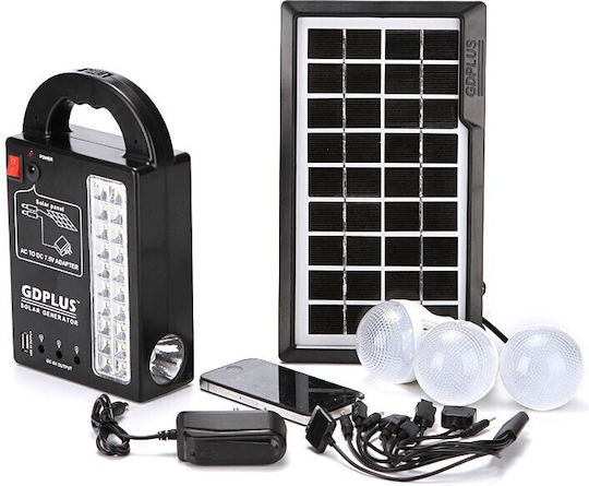 Solar Lighting System with Flash Light and USB Charging