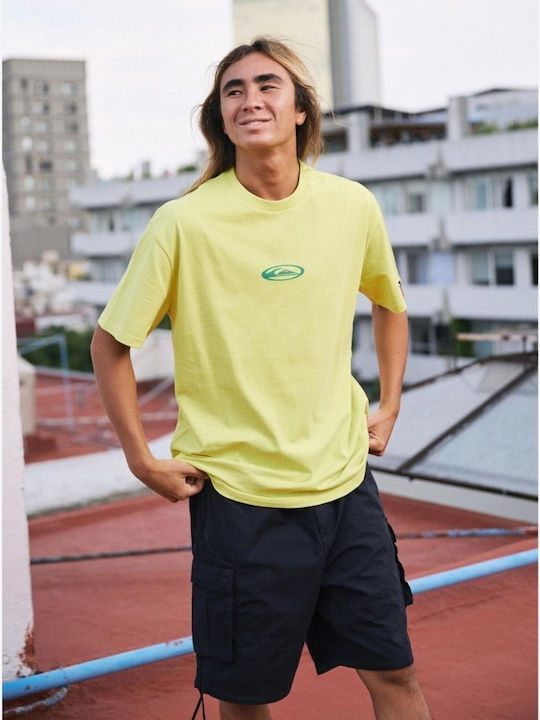 Quiksilver Flowers Μπλούζα Κίτρινη