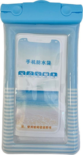 Waterproof Underwater Cushion Cover Alista Home Snowproof Universal Striped Drawstring Phone Documents Blue