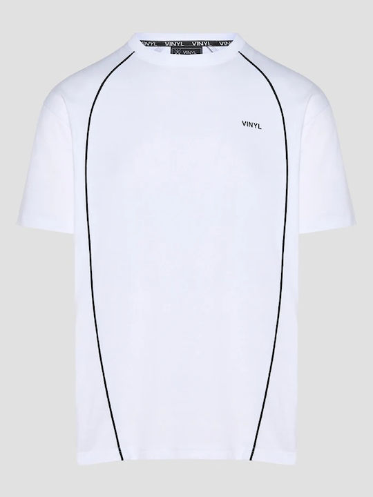 Vinyl Art Clothing Blouse White