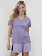 Women's Purple T-shirt