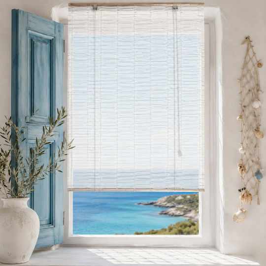 Στόρι Μπαμπού Λευκό 60x180εκ. 129560