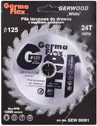 Wood Cutting Disc 125x22mm 24t Carbide Wood Cutting Disc 125x22mm 24t Carbide