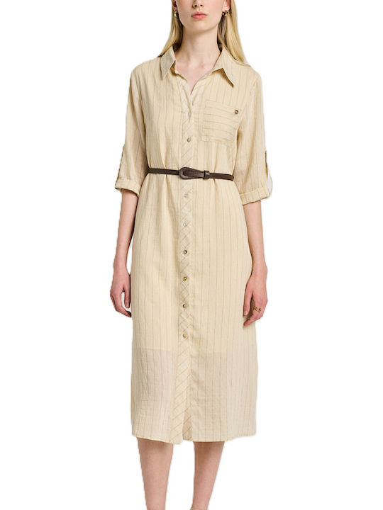 Staff Midi Blue Dress 67-005.055-N0000-XL
