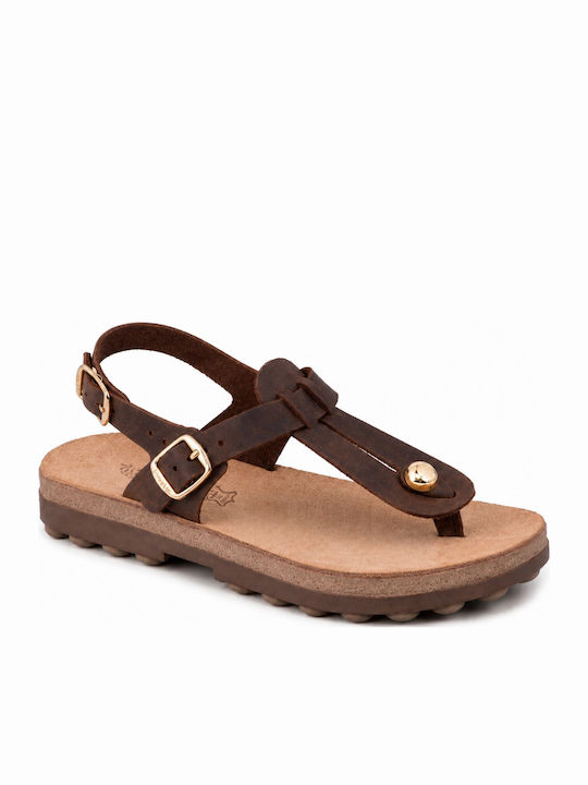 Fantasy Sandals Fantasy Leder Flache Damen Sand...