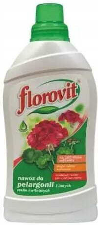 Florovit Liquid Fertilizer Geraniums Flowering Plants 1l