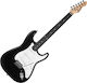 Sonicake Qgt-10 Sss Electric Guitar with SSS Pickup Configuration Black