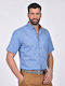 Short Sleeve Shirt in Regular Fit Blue