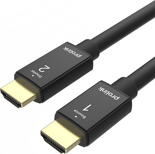 Prolink Cablu HDMI 2.0 Premium High Speed 4K 60Hz HDR HDMI masculin - HDMI masculin 15m Negru