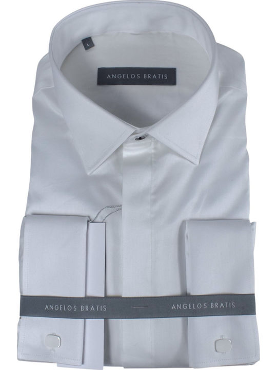 ANGELOS BRATIS Men's Shirt White