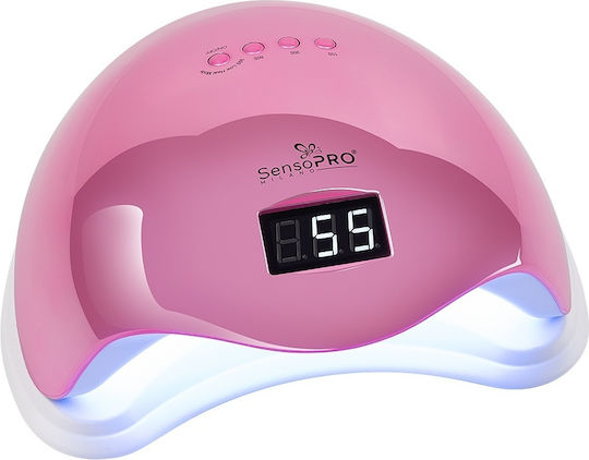48w UV LED Лампа Sun5 Pro SensoPro Milano Royal Розов