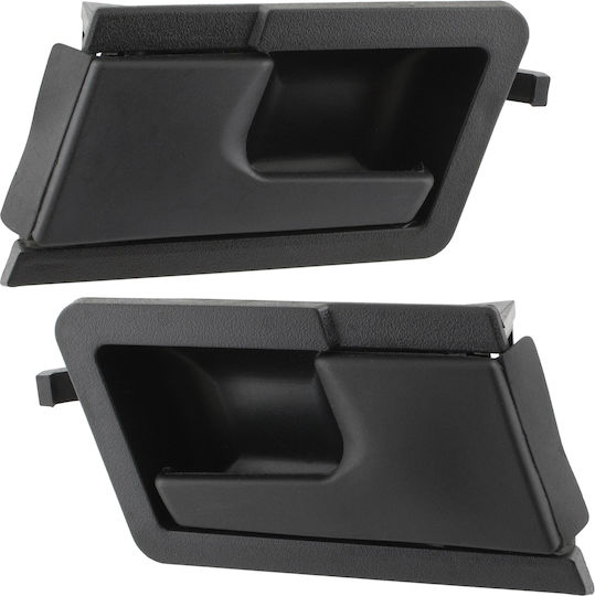 Vw T4 Transporter Black Inner Door Handle Left + Right 2 Pcs Set