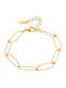 Art Collection Women's Chain Bracelet Made of Stainless Steel