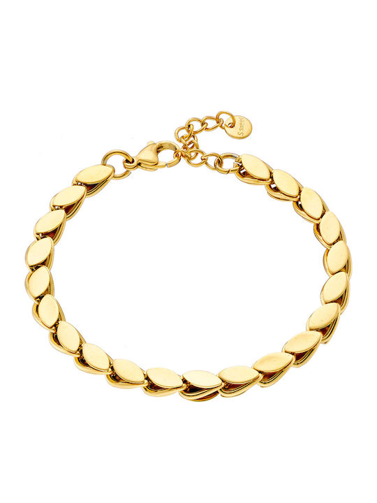 Art Collection Women's Chain Bracelet Made of Stainless Steel