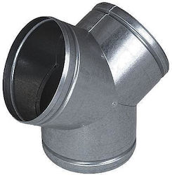 Galvanized Y-tee 125 125 125mm 120s Tro 12*12*12