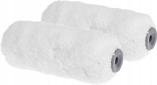 Motive 2x Paint Roller White Fiber 10cm 14mm Diameter 6mm 030 634