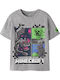 Kids Top Gray Cotton