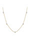 Loisir Necklace With Heart Design From Gold Plated Steel