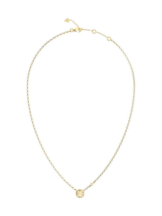 Guess Guess Halskette aus Vergoldetem Stahl