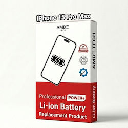 Оригинална Amdetech Ipower Батерия iPhone 15 Pro Max Съвместима С Apple Diagnostics – Професионална Серия