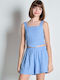 Kids Set with Shorts Summer 2pcs Light Blue