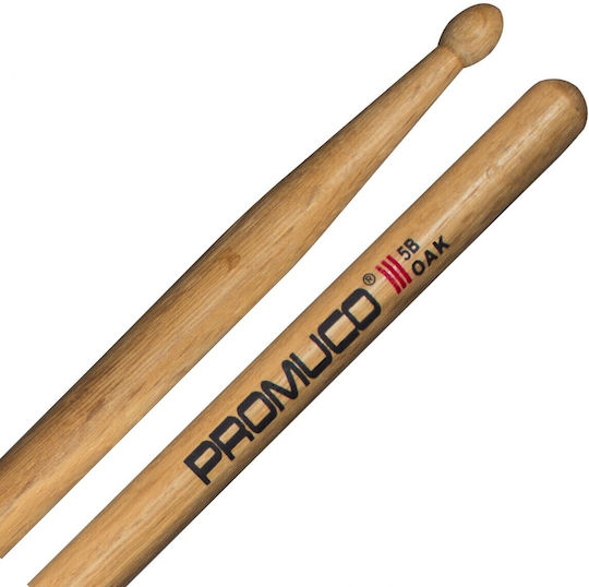 Promuco 18035b Μπαγκέτες Drums 5b Wood Tip