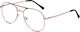 Reading Glasses +3.50 In Gold Colour