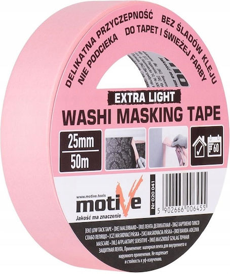 Motive Washi Masking Tape Extra Light 25mm/50m 020 041