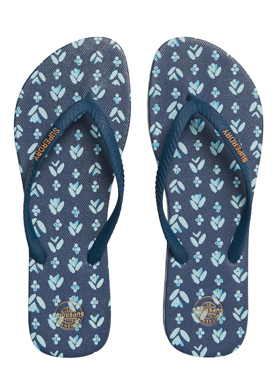 Superdry Flip Flops in Navy Blue Colour