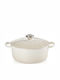 Le Creuset Deep Cast Iron Stockpot Meringue 6.7L / 28cm