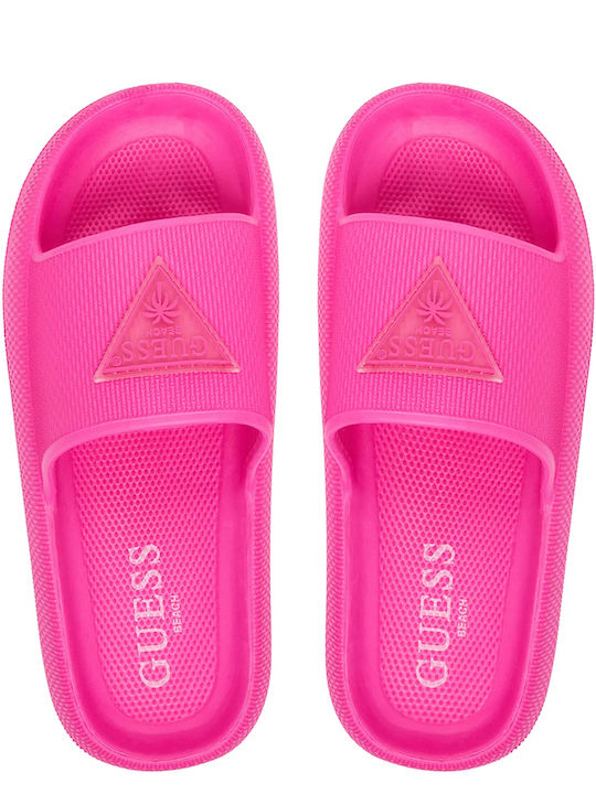 Guess Slides in Pink Colour
