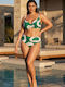 W0556 Bikini Set with Light Padding Green