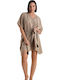 Rachel Damen Mini Kaftan Damenbademode Beige